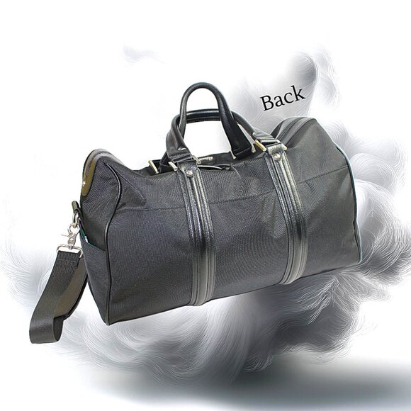 Robert Graham Reavy Black Blue Camo Weekender Duffle Style Carry-On Bag - Picture 4 of 8